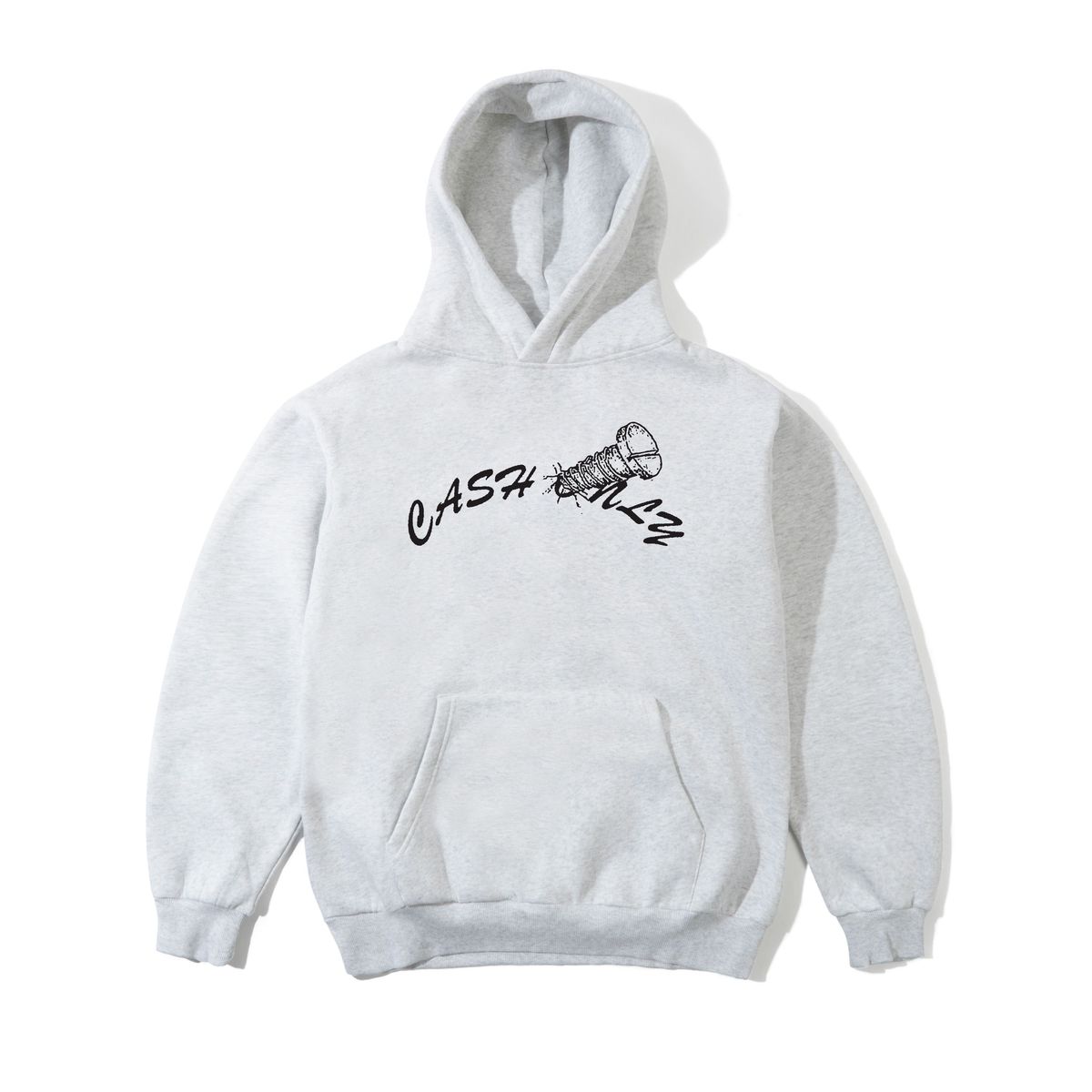 Cash Only Screw Logo Hoodie - Ash