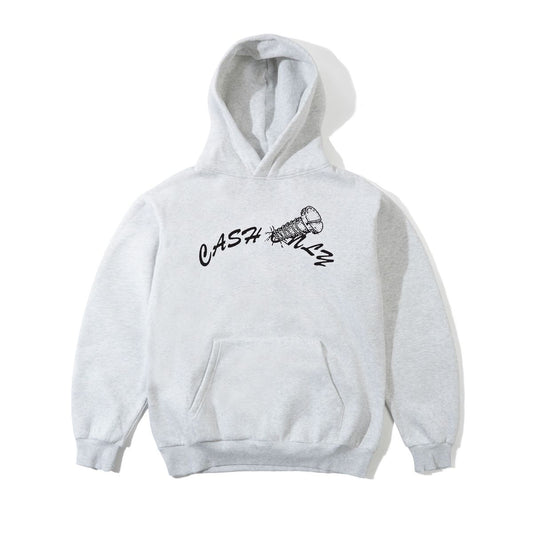 Cash Only Screw Logo Hoodie - Ash
