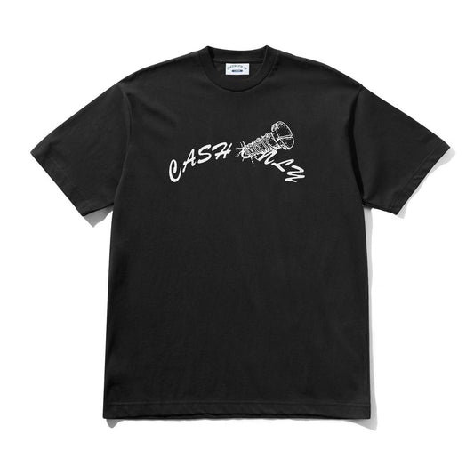 Cash Only Screw Logo Tee - Black