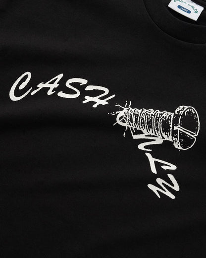 Cash Only Screw Logo Tee - Black