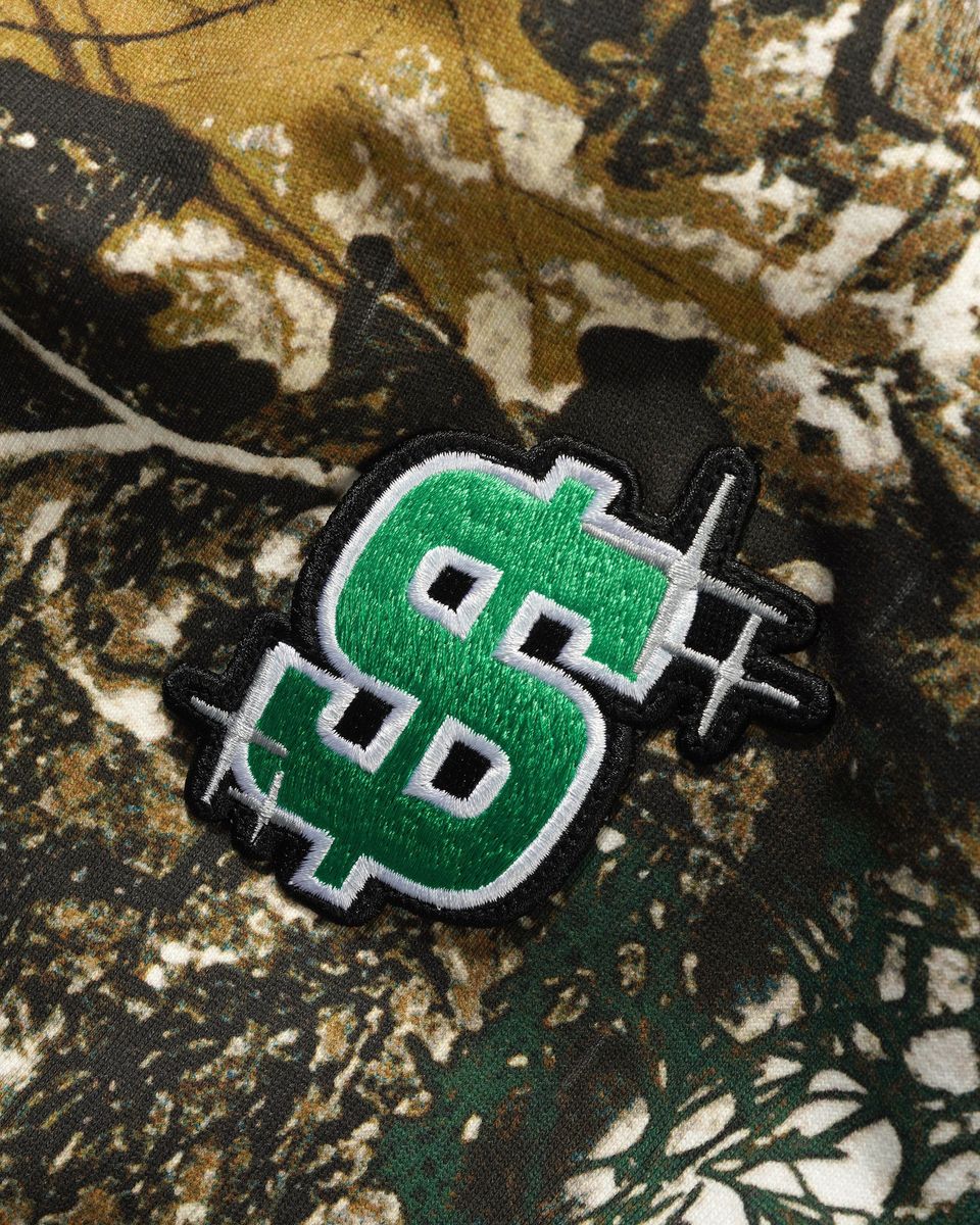 Cash Only Service Zip-Thru Hoodie - Foliage Camo