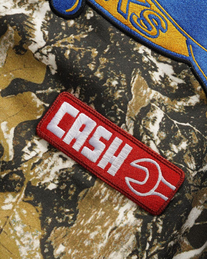 Cash Only Service Zip-Thru Hoodie - Foliage Camo