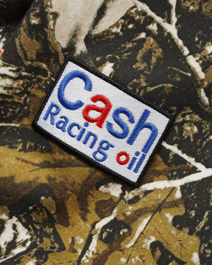 Cash Only Service Zip-Thru Hoodie - Foliage Camo