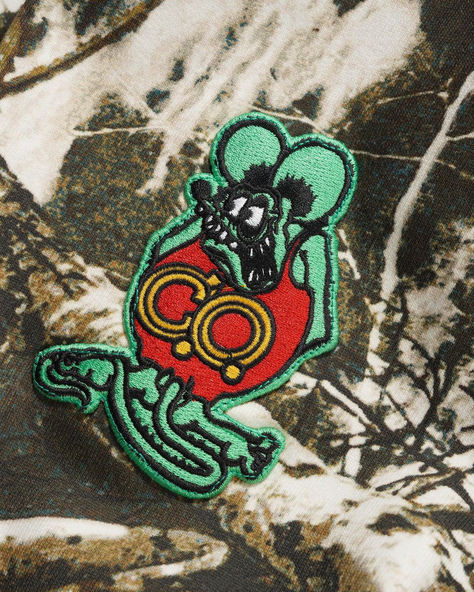 Cash Only Service Zip-Thru Hoodie - Foliage Camo