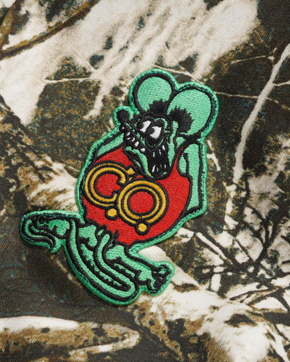 Cash Only Service Zip-Thru Hoodie - Foliage Camo