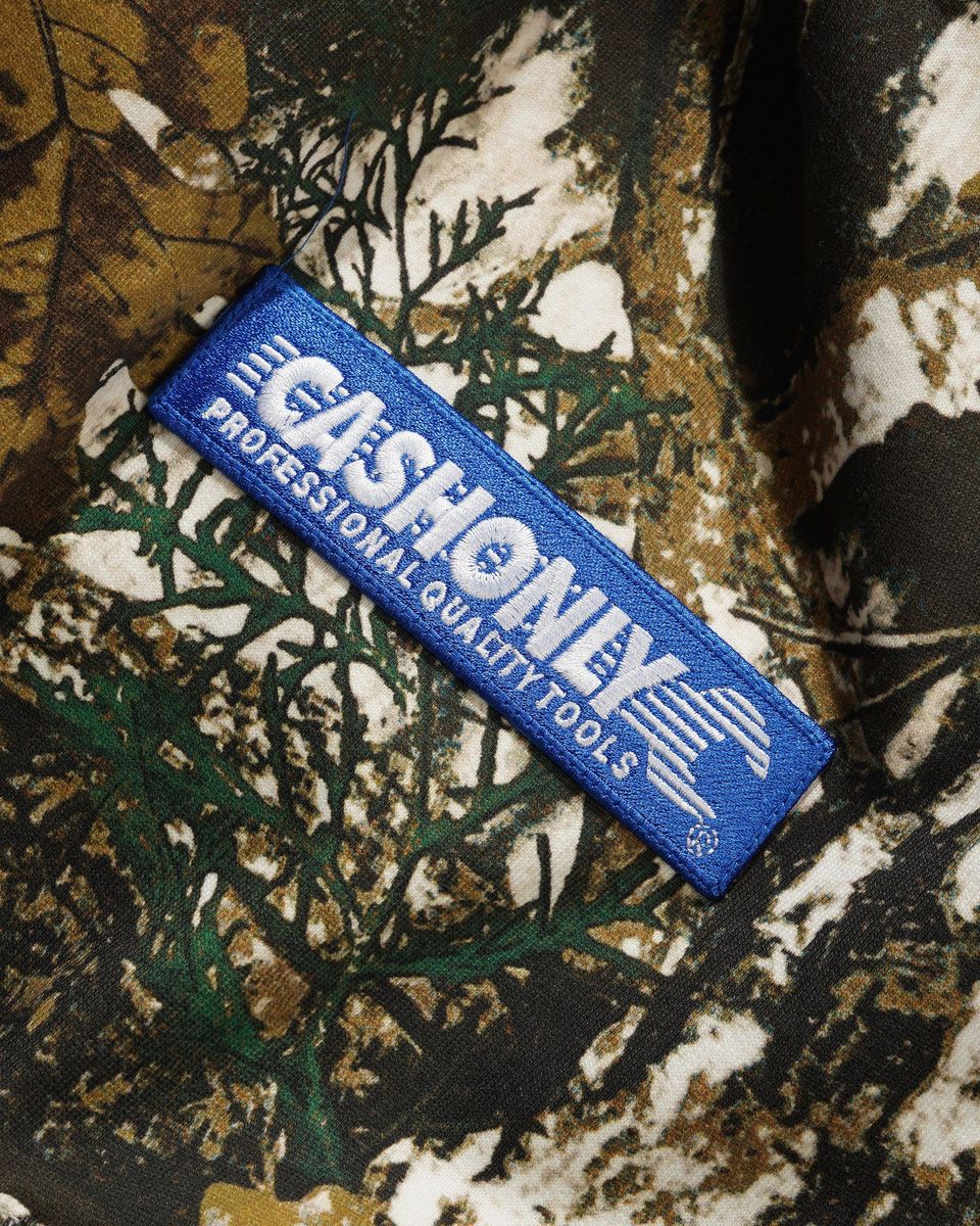 Cash Only Service Zip-Thru Hoodie - Foliage Camo