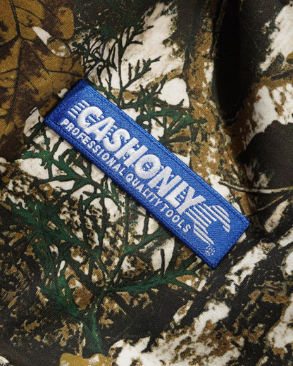 Cash Only Service Zip-Thru Hoodie - Foliage Camo