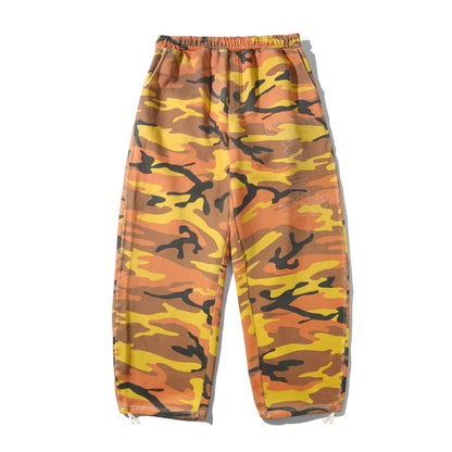 Cash Only Strip Fleece Sweatpants - Fall Camo