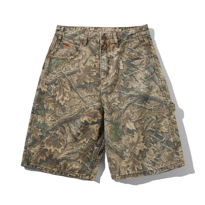 Butter Goods Carpenter Denim Shorts - Forest Camo
