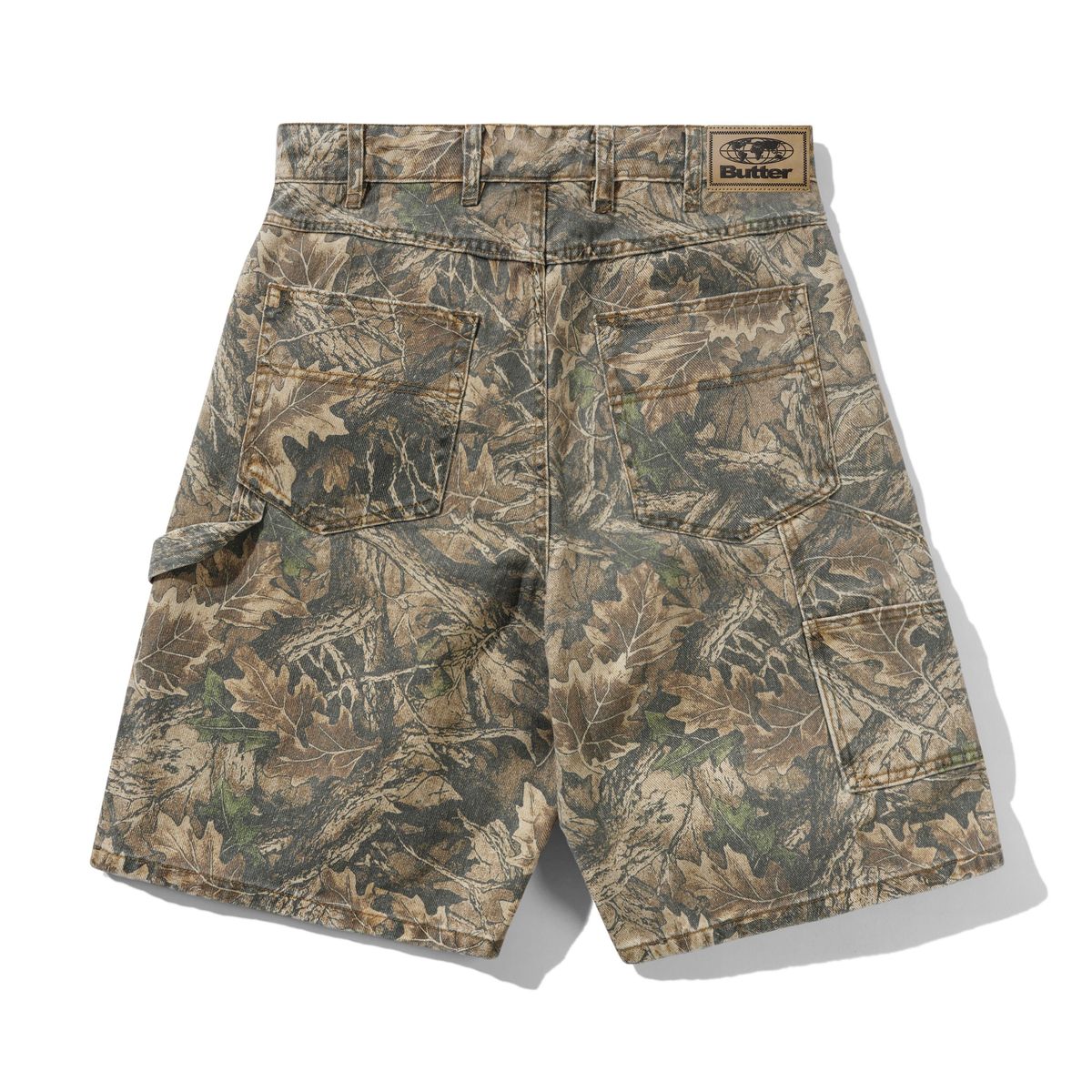 Butter Goods Carpenter Denim Shorts - Forest Camo