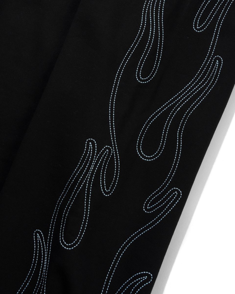 Butter Goods Flame Fleece Pants - Black