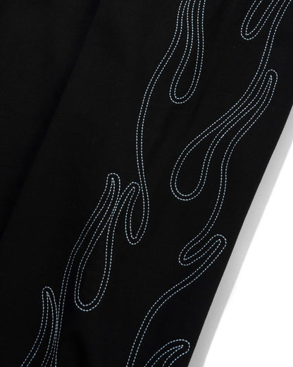 Butter Goods Flame Fleece Pants - Black