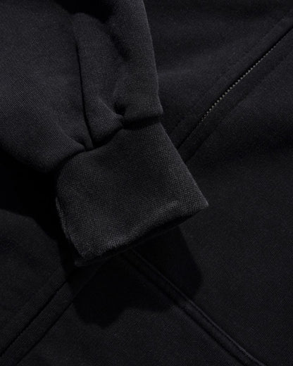 Butter Goods Amplify Zip-Thru Hoodie - Washed Black