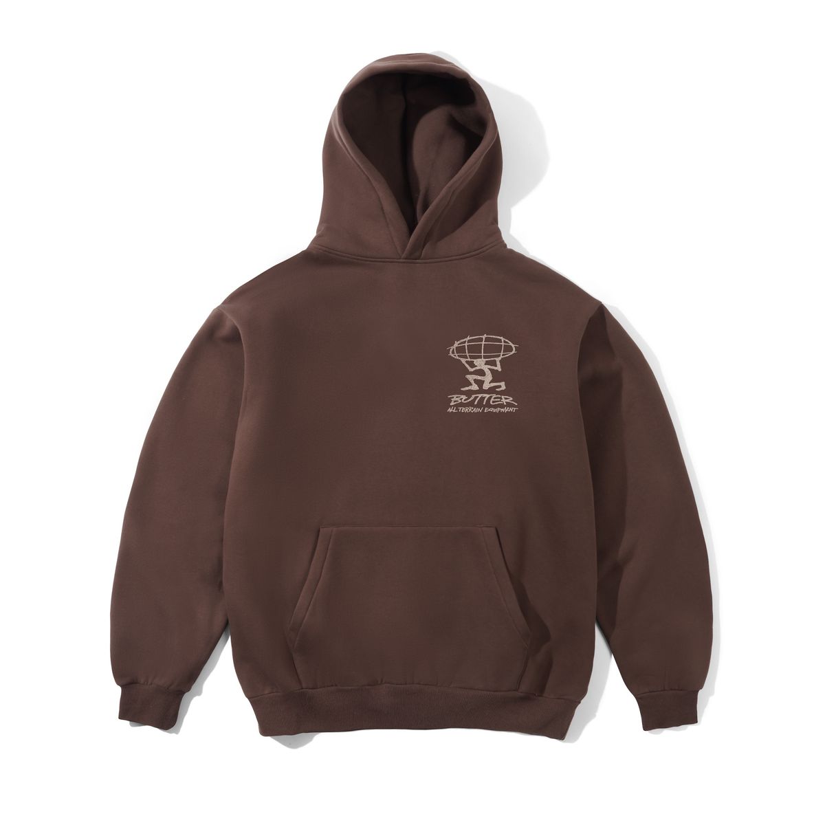 Butter Goods Terrain Hoodie - Brown