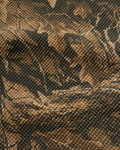 Butter Goods Waffle Longsleeve Top - Forest Camo