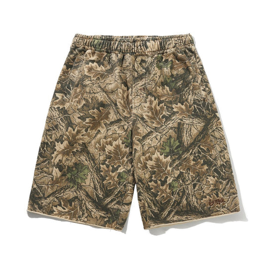 Butter Goods Fleece Shorts - Forest Camo