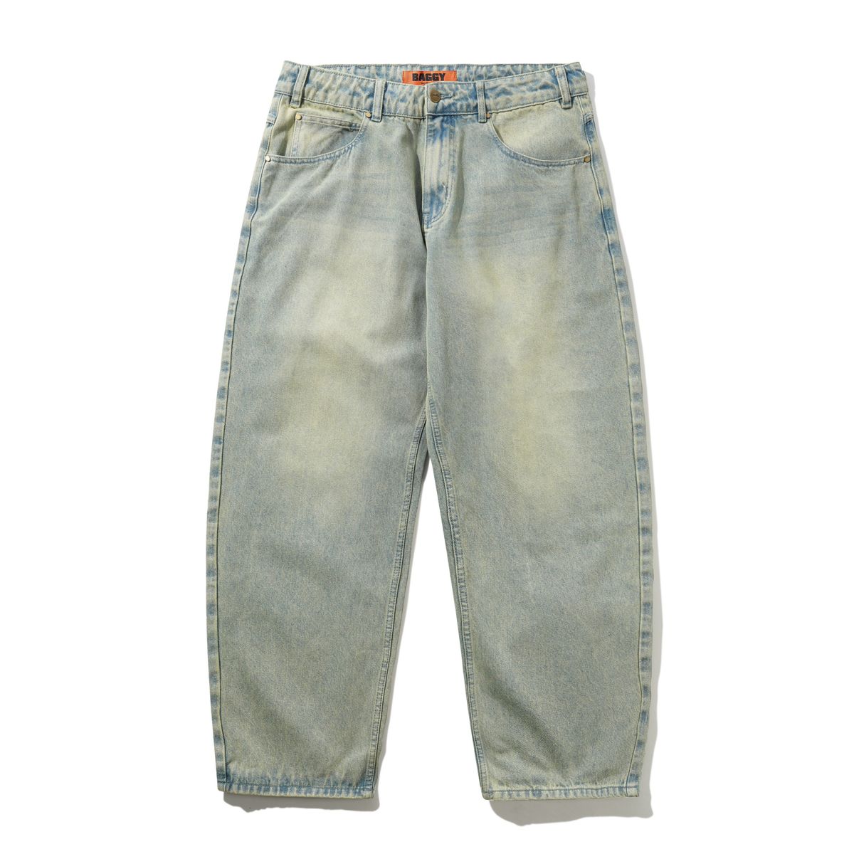 Butter Goods Scorpion Stitch Denim Jeans - Tinted Light Blue