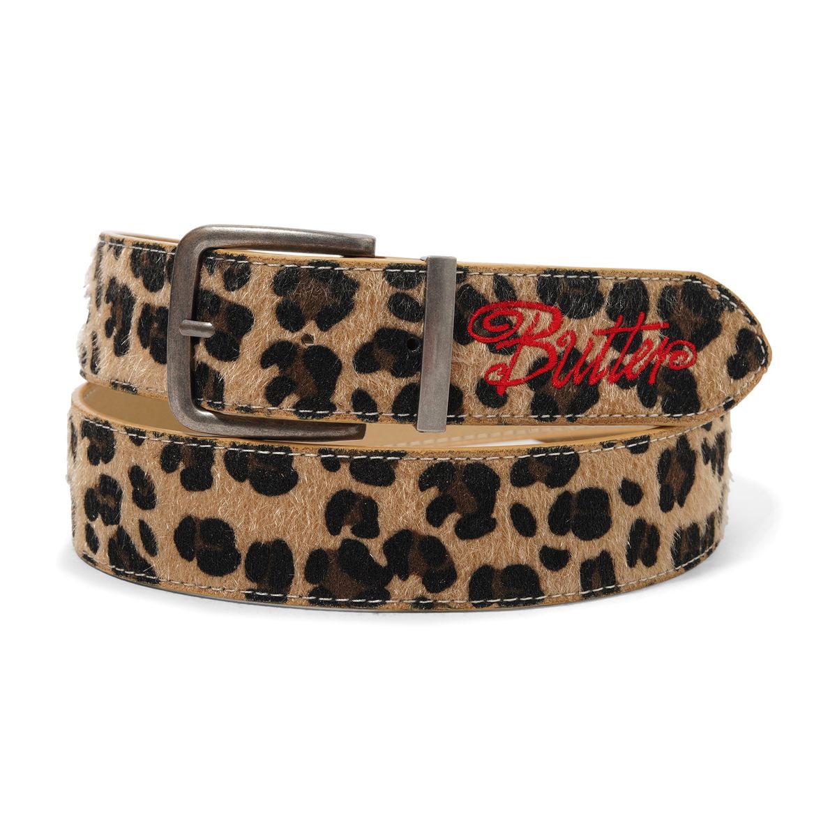 Butter Goods Animal Hide Belt - Leopard