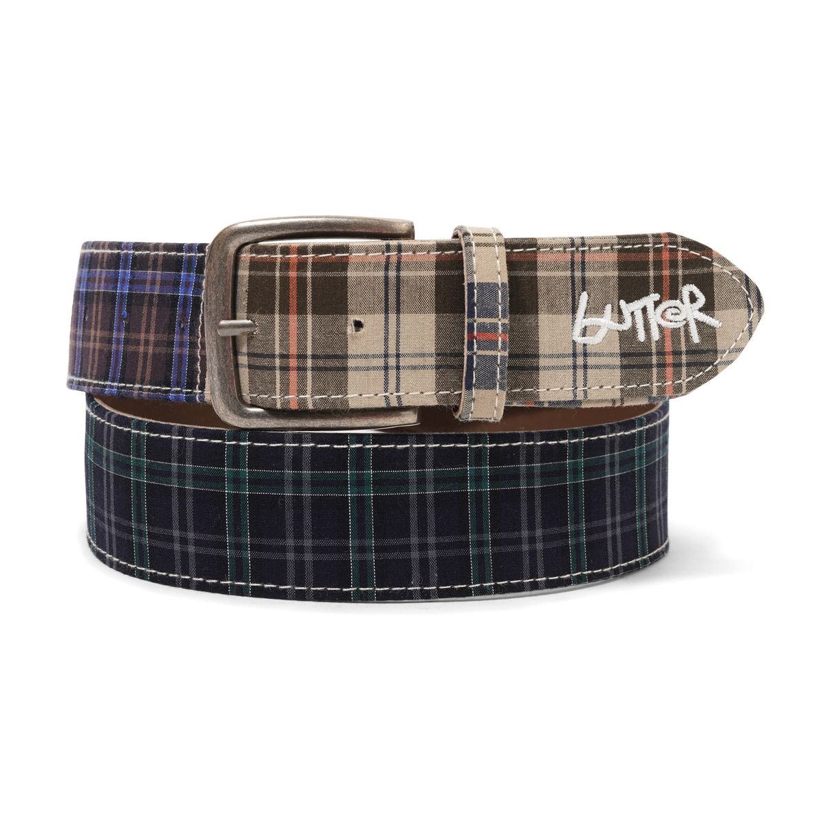 Butter Goods Plaid Belt - Patchwork Plaid