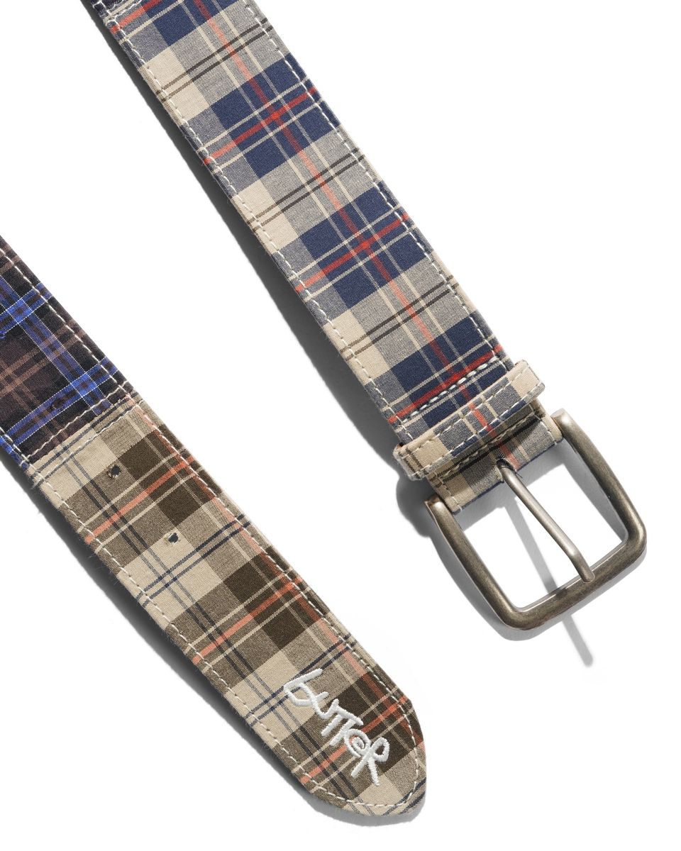 Butter Goods Plaid Belt - Patchwork Plaid