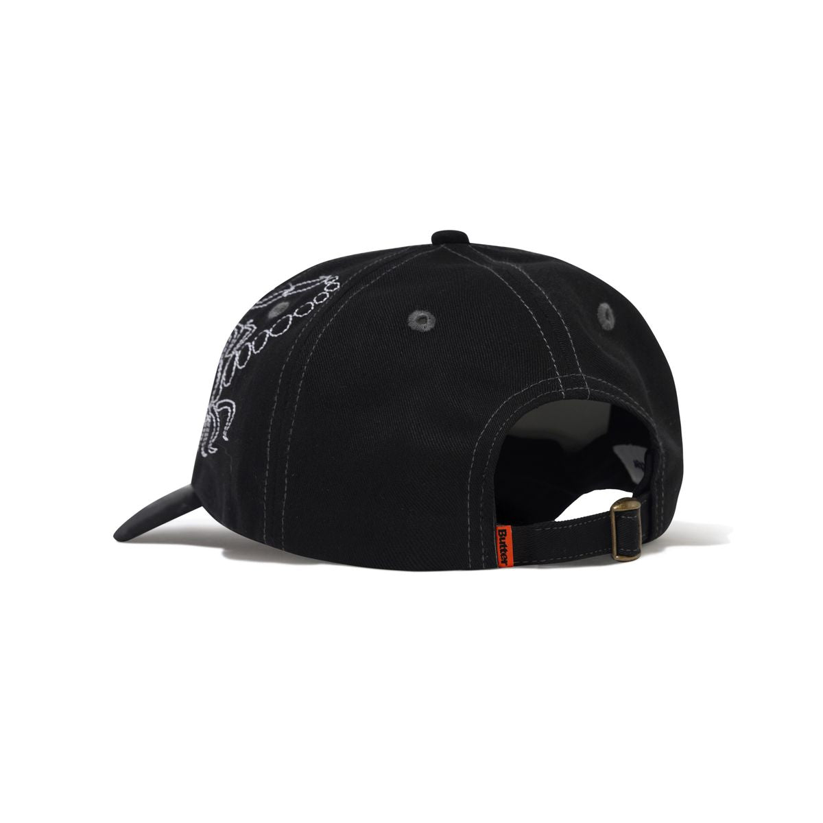 Butter Goods Scorpion 6 Panel Cap - Black