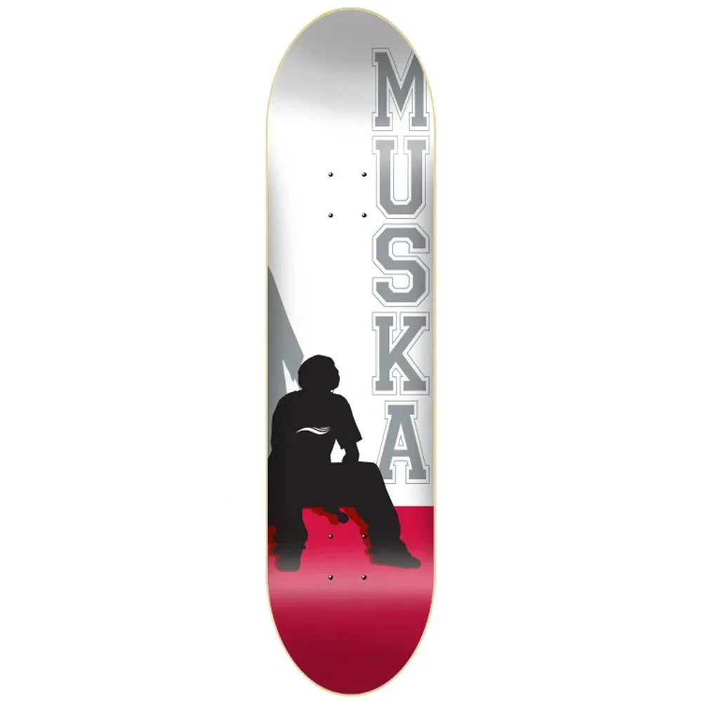 Shorty's Chad Muska Red Silhouette Deck - 8.0