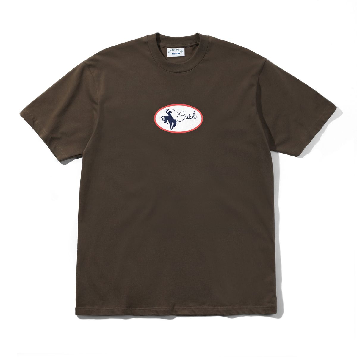 Cash Only Rodeo Tee - Brown