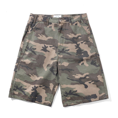 Cash Only Ripstop Carpenter Shorts - Woodland Camo