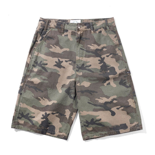 Cash Only Ripstop Carpenter Shorts - Woodland Camo