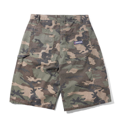 Cash Only Ripstop Carpenter Shorts - Woodland Camo