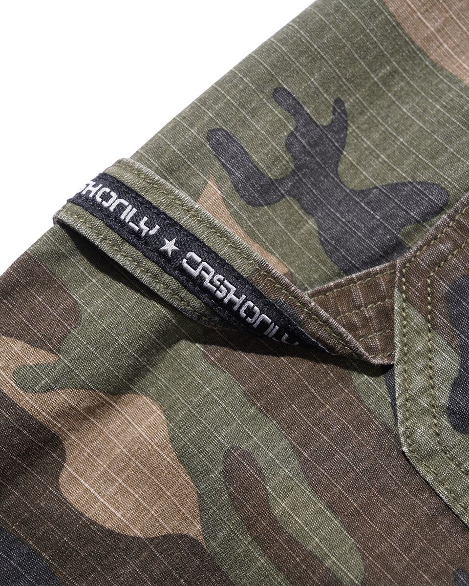Cash Only Ripstop Carpenter Shorts - Woodland Camo