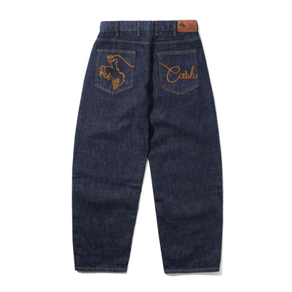 Cash Only Rodeo Denim Jeans - Blue Selvedge