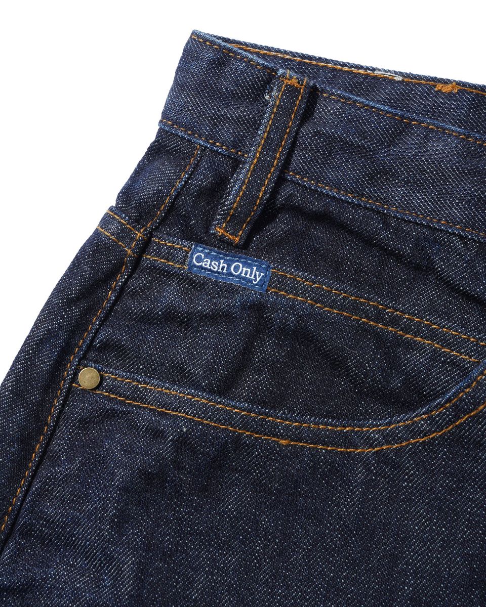 Cash Only Rodeo Denim Jeans - Blue Selvedge
