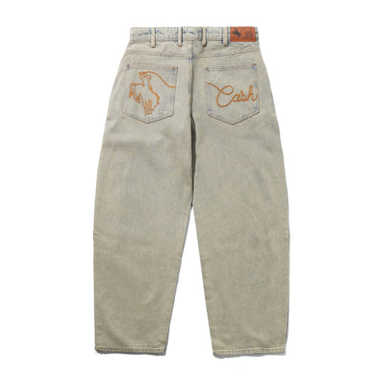 Cash Only Rodeo Denim Jeans - Sun Fade Blue