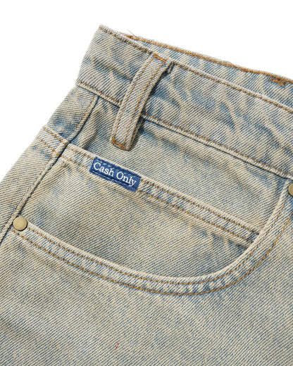 Cash Only Rodeo Denim Jeans - Sun Fade Blue