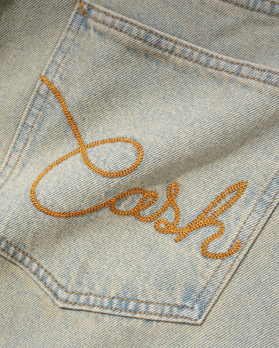 Cash Only Rodeo Denim Jeans - Sun Fade Blue