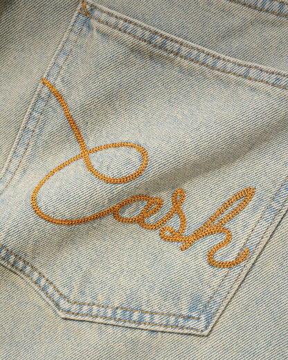 Cash Only Rodeo Denim Jeans - Sun Fade Blue