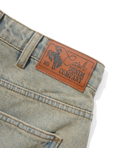 Cash Only Rodeo Denim Jeans - Sun Fade Blue