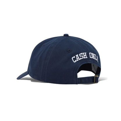 Cash Only Campus 6 Panel Cap - Washed Navy
