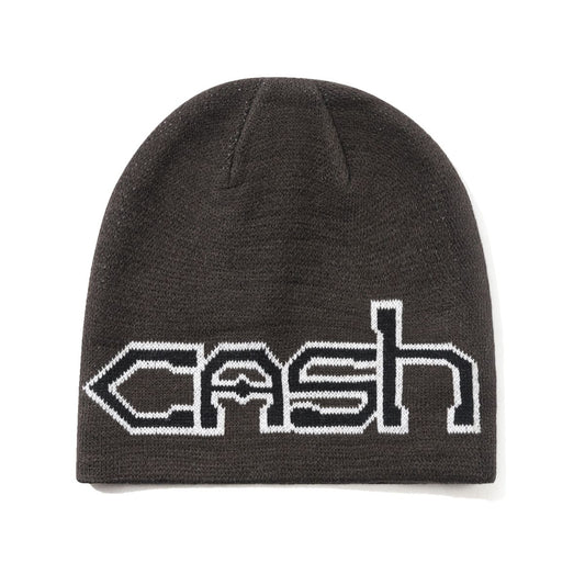 Cash Only Protocol Skully Beanie - Dark Brown
