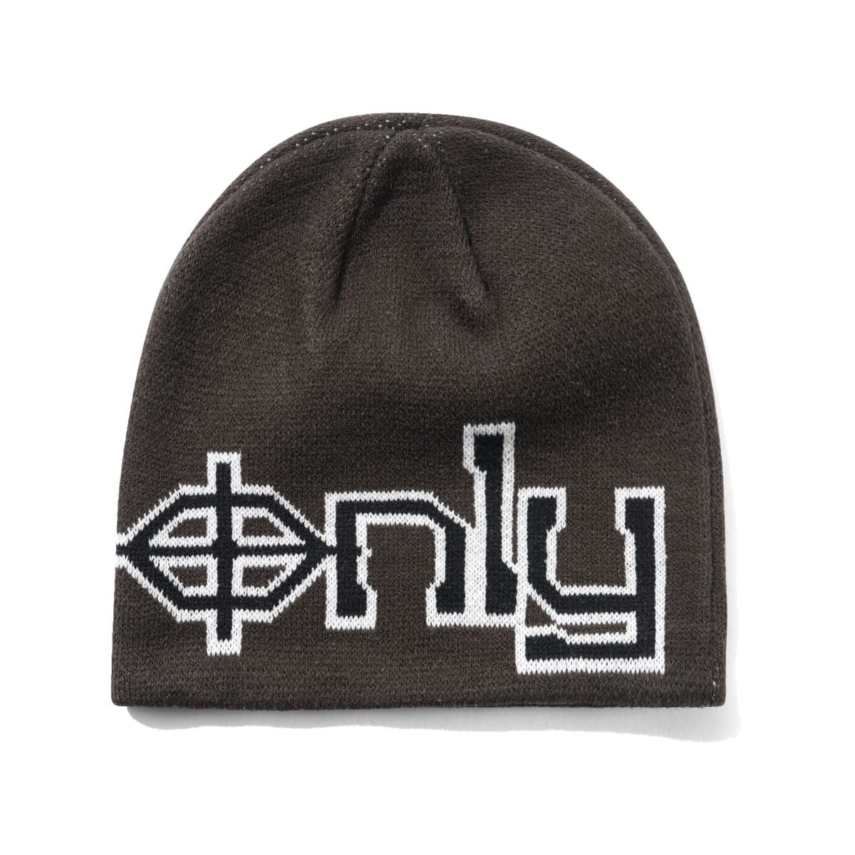 Cash Only Protocol Skully Beanie - Dark Brown