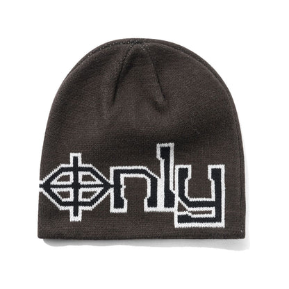 Cash Only Protocol Skully Beanie - Dark Brown