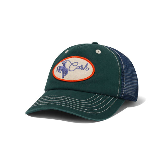 Cash Only Rodeo Trucker Cap - Green / Navy