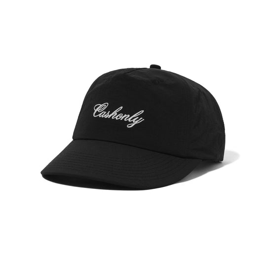Cash Only Script 5 Panel Cap - Black