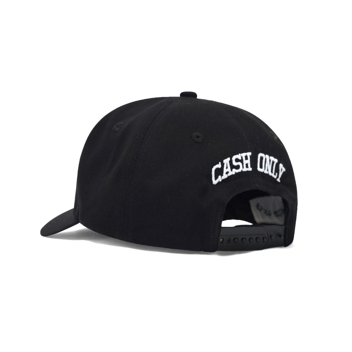 Cash Only Slugger 5 Panel Cap - Black