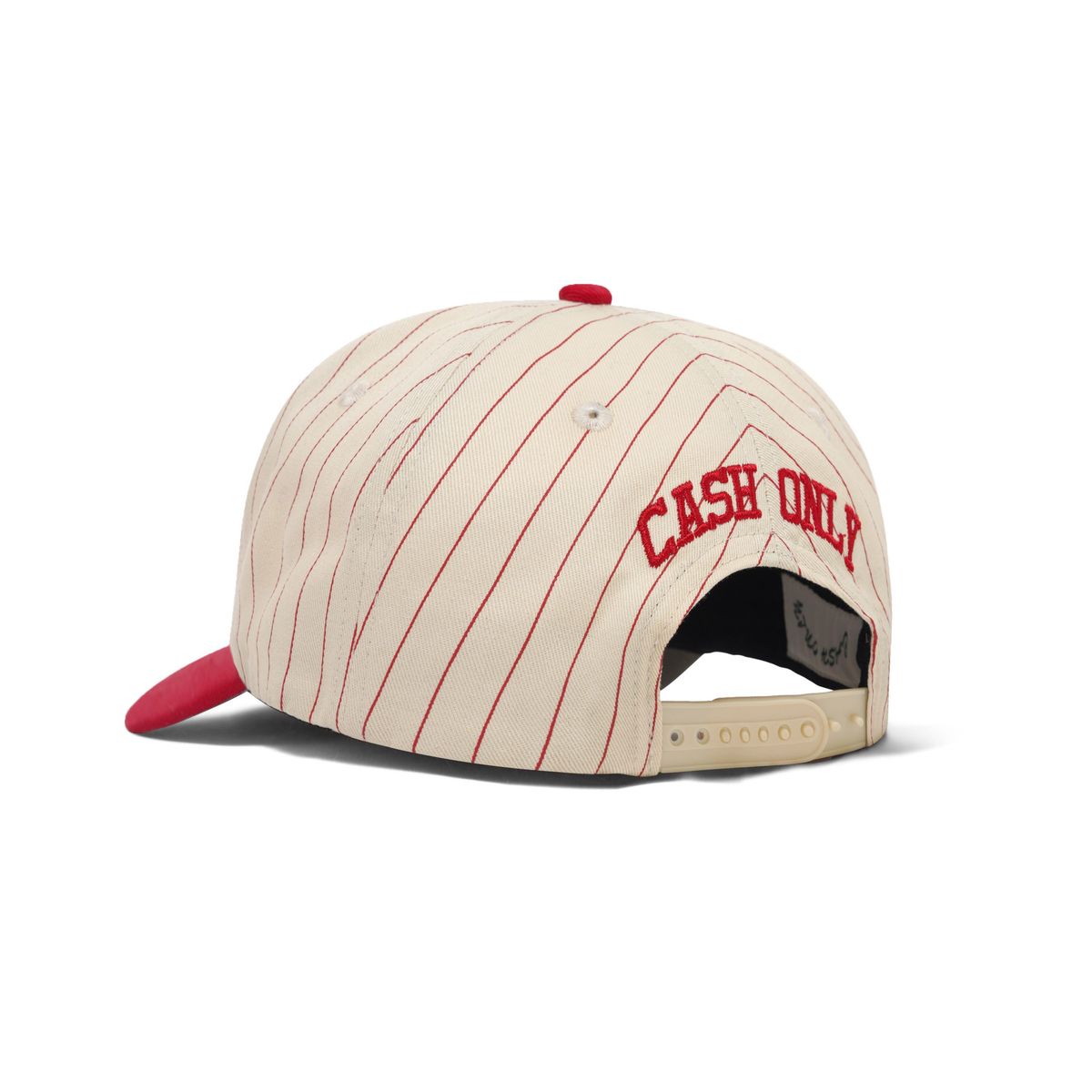 Cash Only Slugger 5 Panel Cap - Natural / Red
