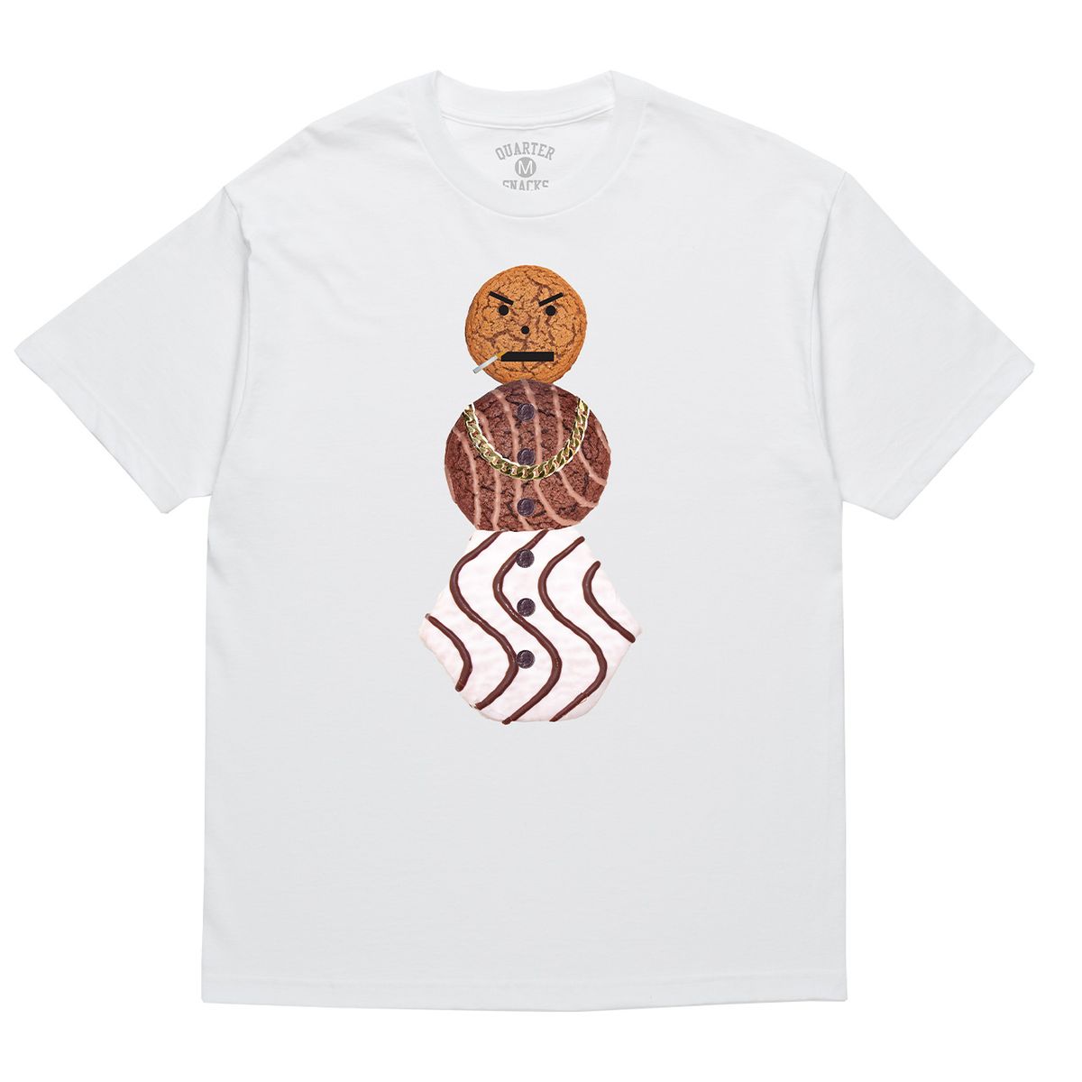 Quartersnacks Big Snackman Tee - White