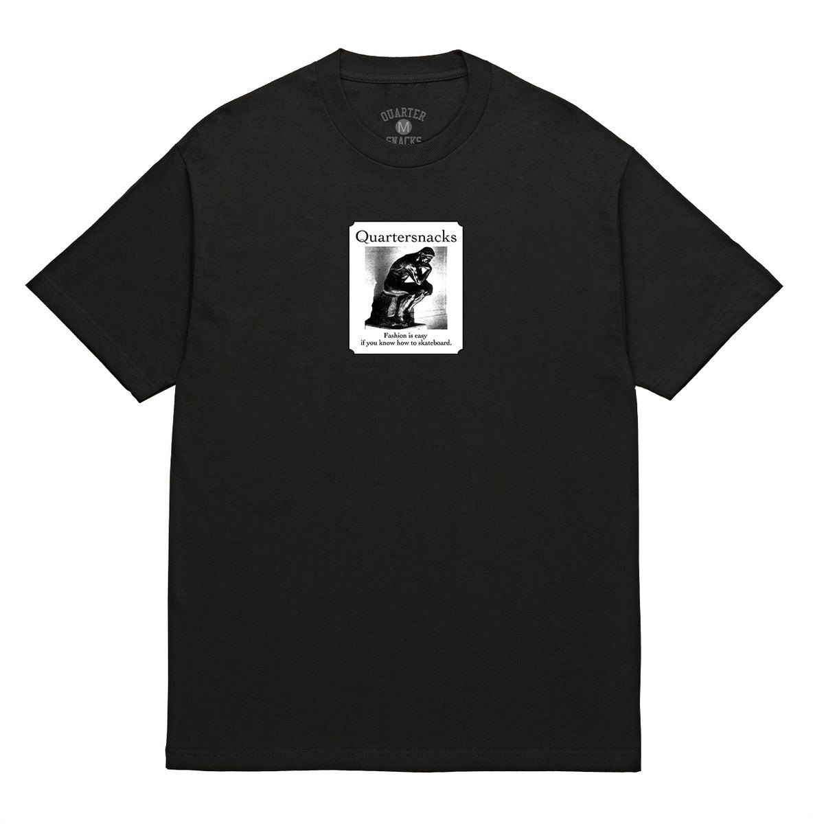 Quartersnacks Thinker Tee - Black