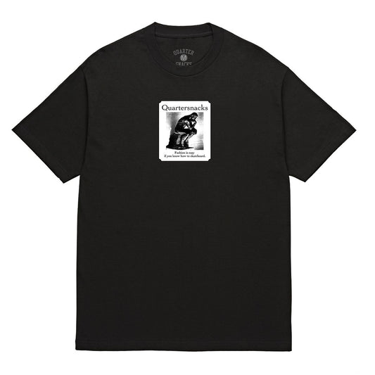 Quartersnacks Thinker Tee - Black