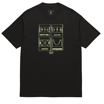Quartersnacks Sports Tee - Black
